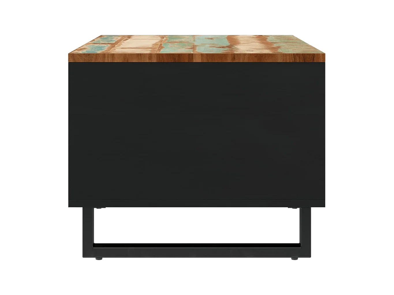 Mesa de centro | Mesa auxiliar con Infinity LED roble ahumado 70x50x50 cm SHL1495