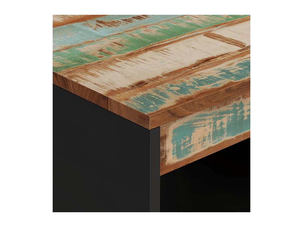 Mesa de centro | Mesa auxiliar con Infinity LED roble ahumado 70x50x50 cm SHL1495