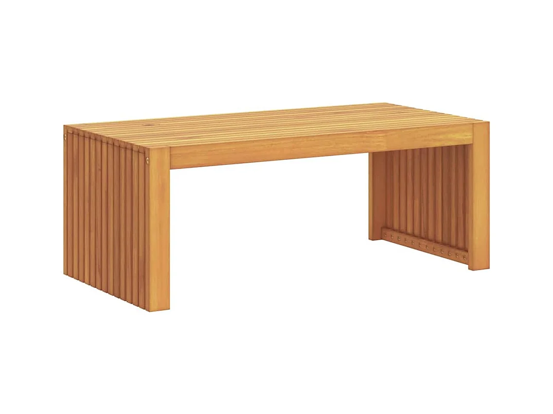 Table basse salon-Table d'appoint de Jardin 90x45x35 cm Bois Massif Acacia SHL28057