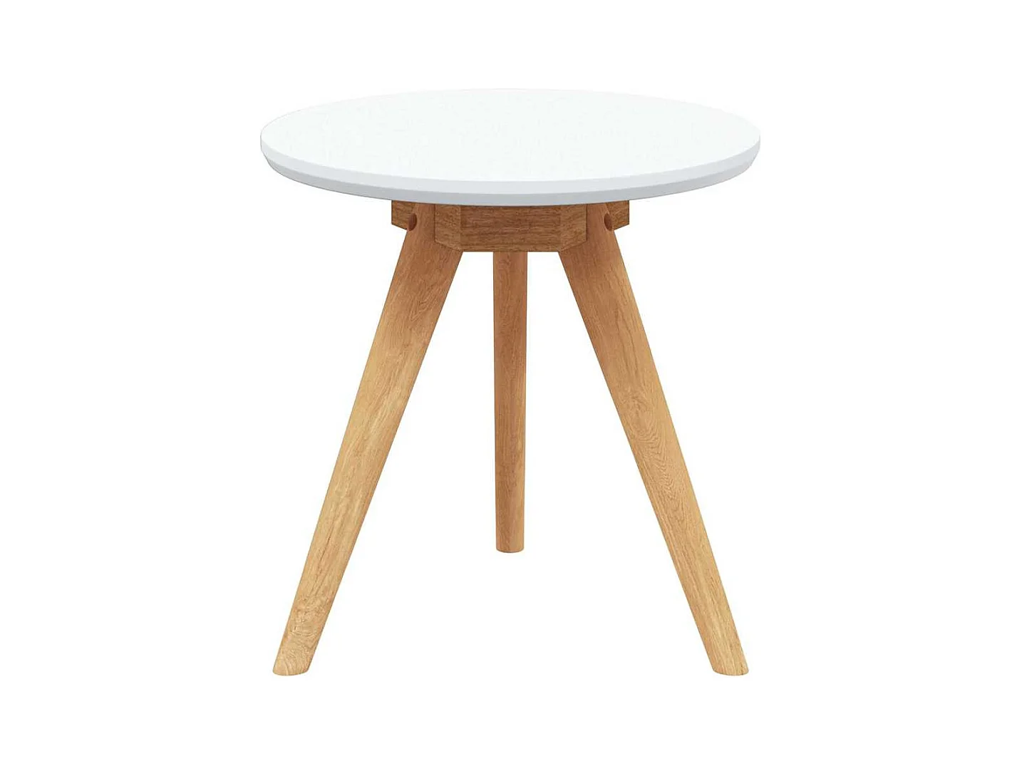 Ensemble de tables basses en bois massif noyer et bois d'ingénierie SHL3630