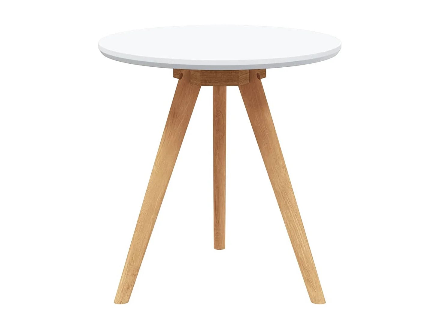 Ensemble de tables basses en bois massif noyer et bois d'ingénierie SHL3630