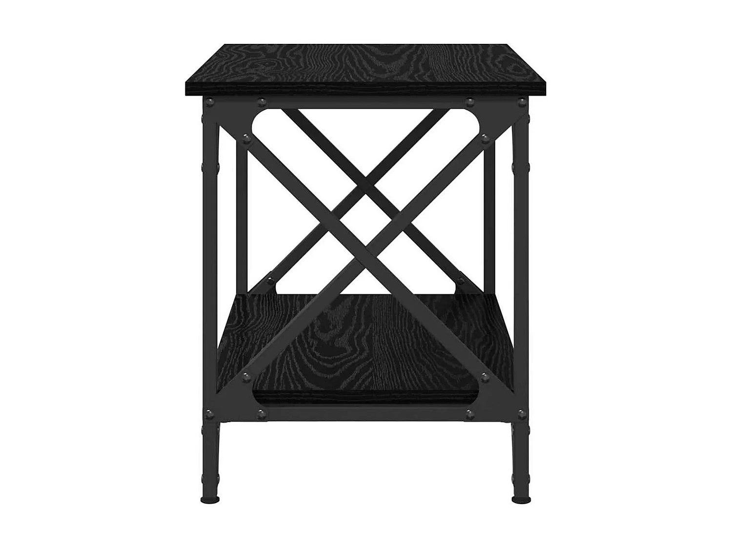 Bijzettafel | Salontafel | Woonkamertafel Zwart eiken