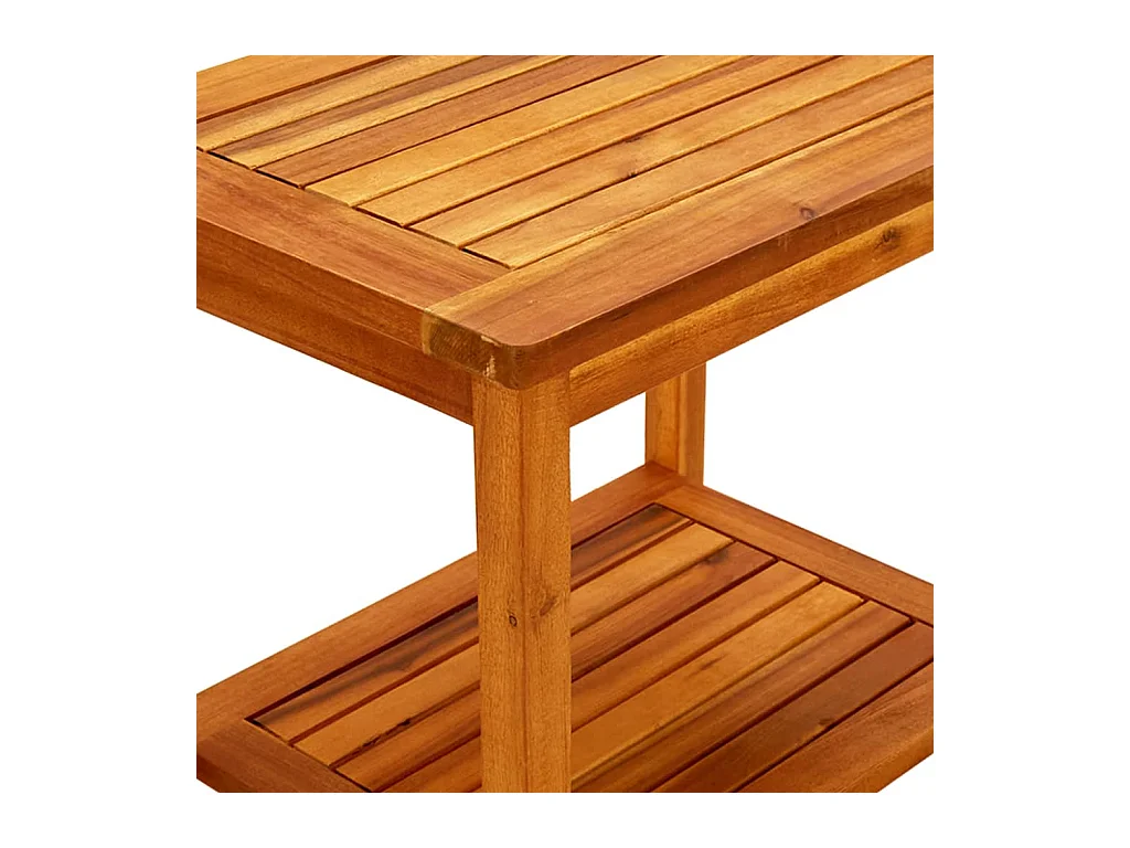Mesa de centro | Mesa de apoio | Mesa de café 50x35x45 cm madeira de acácia maciça