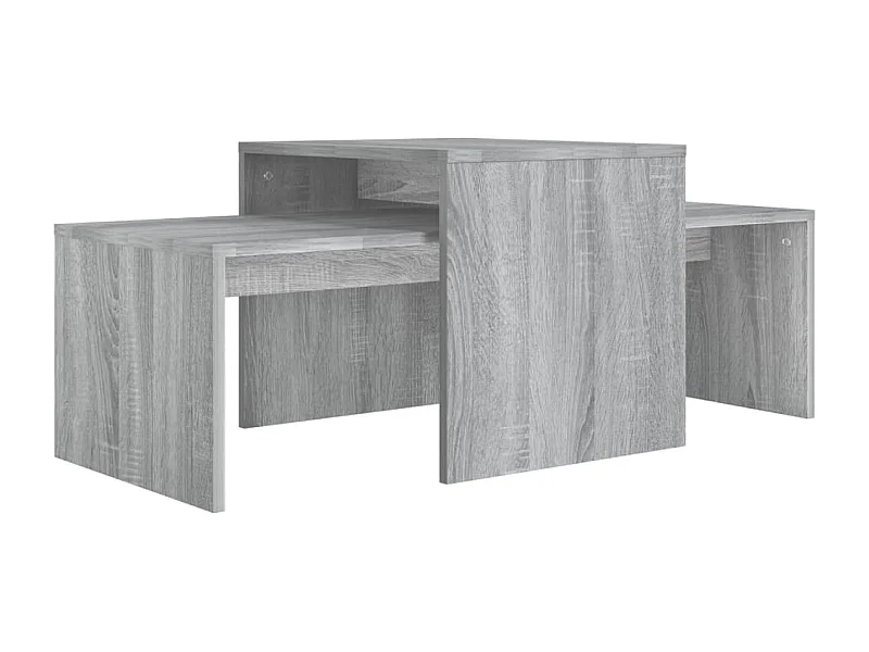 Mesa de centro | Mesa auxiliar madera contrachapada gris Sonoma 90x44,5x45 cm SHL4100