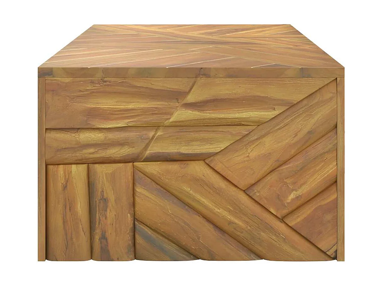 Couchtisch-Wohnzimmertisch-Beistelltische 110x60x38 cm Massivholz Teak SHL51744