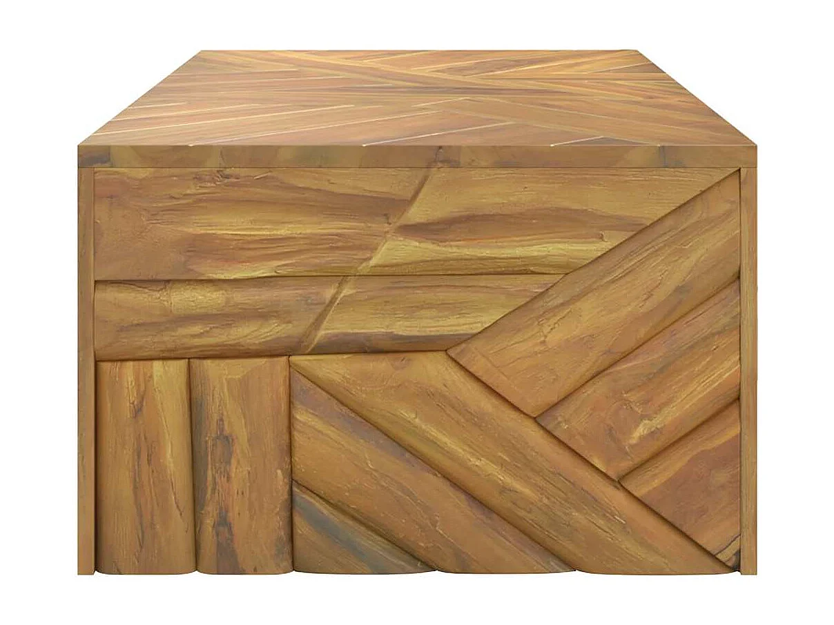 Couchtisch-Wohnzimmertisch-Beistelltische 110x60x38 cm Massivholz Teak SHL51744