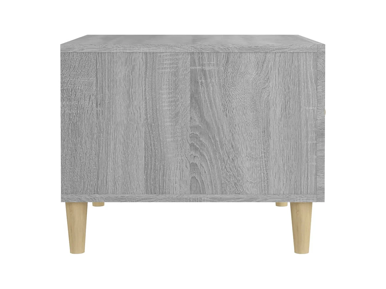 Mesa de centro | Mesa auxiliar madera contrachapada negro 75x50x35 cm SHL310247