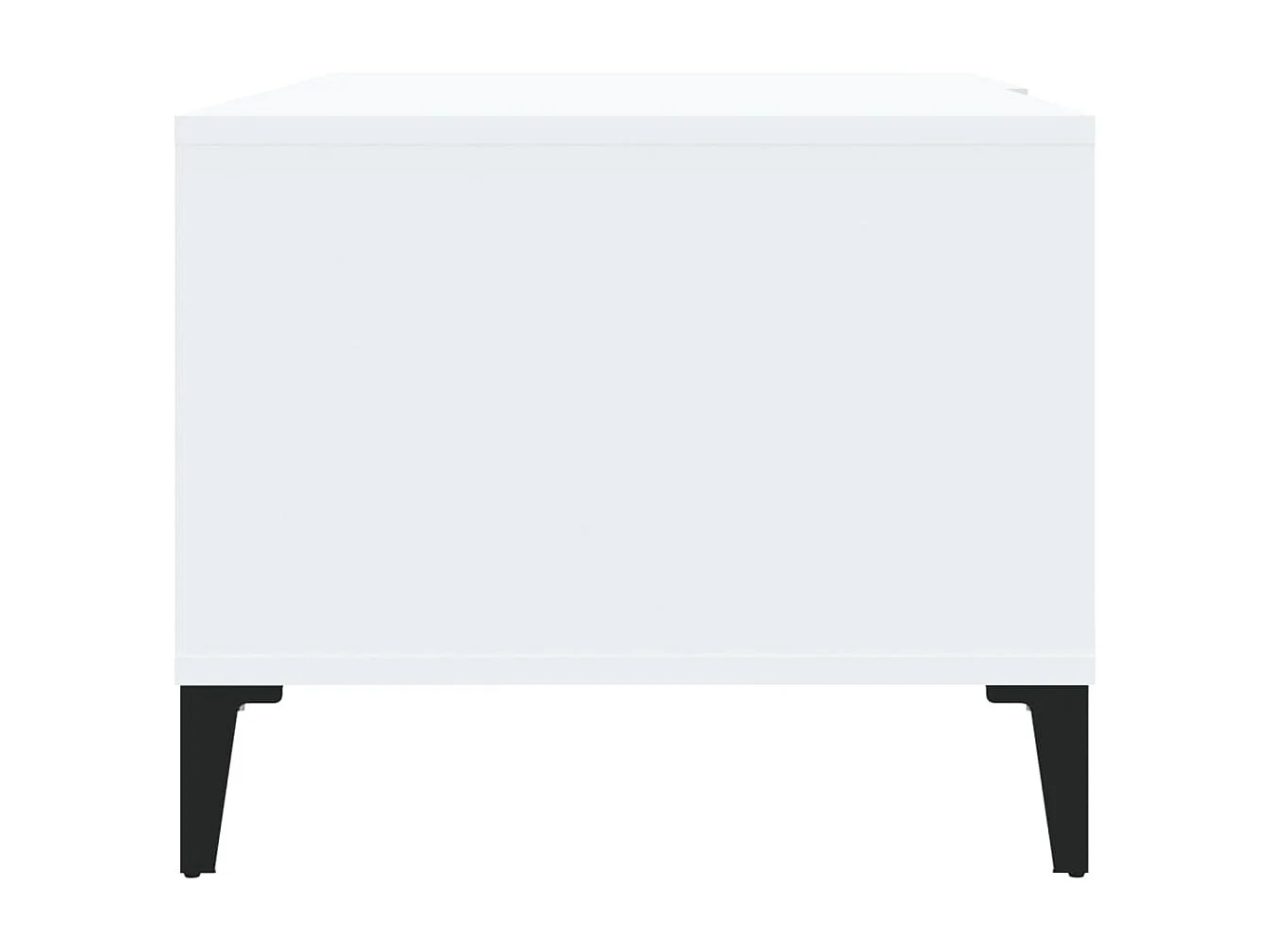 Table basse salon-Table d'appoint blanc 90x50x40 cm bois d'ingénierie SHL88949