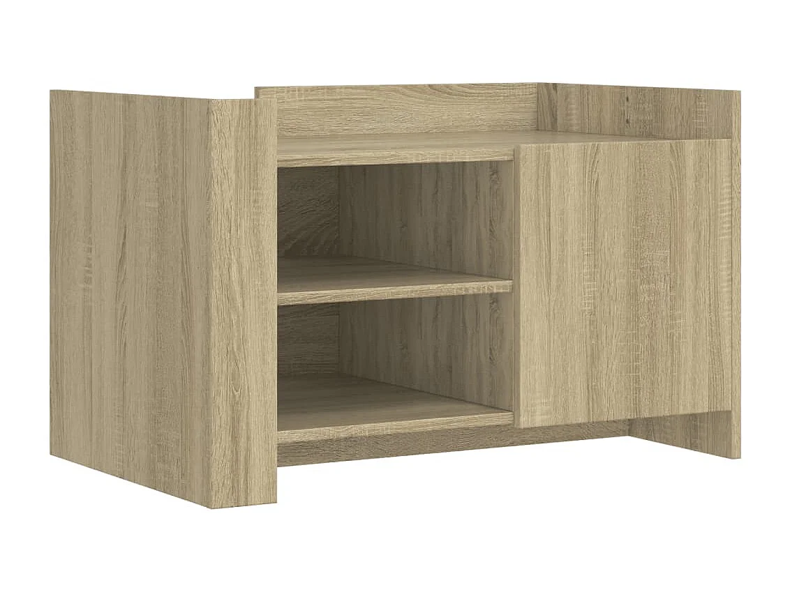 Couchtisch-Wohnzimmertisch-Beistelltische Sonoma-Eiche 80x50x50 cm Holzwerkstoff SHL87717
