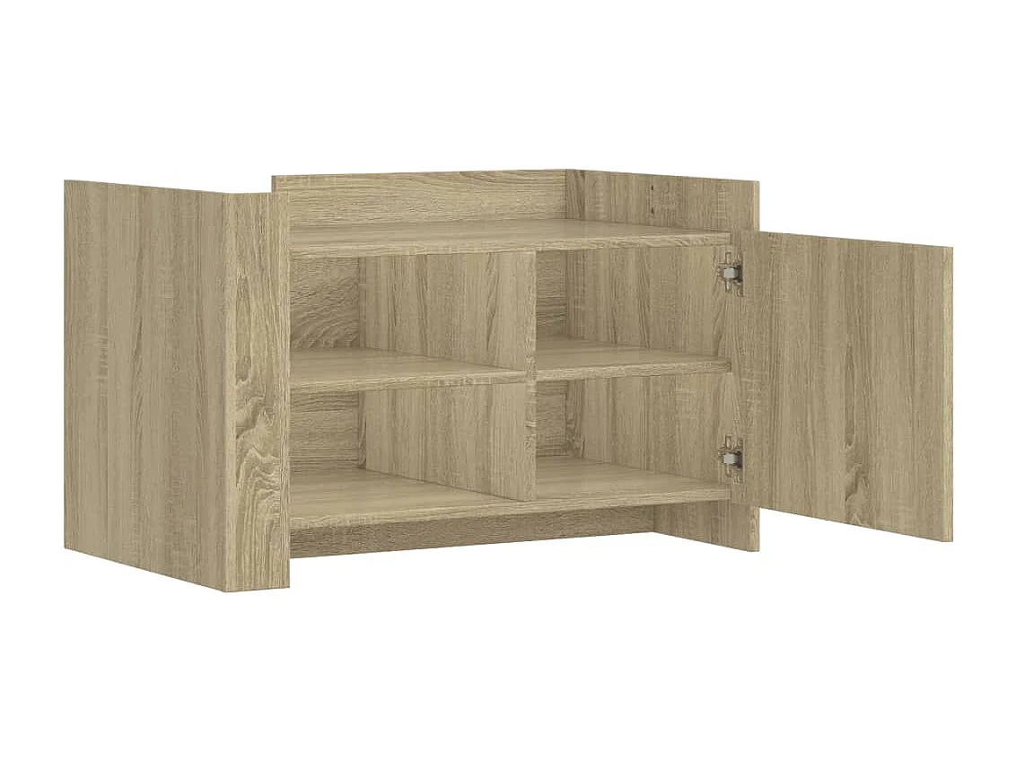 Couchtisch-Wohnzimmertisch-Beistelltische Sonoma-Eiche 80x50x50 cm Holzwerkstoff SHL87717