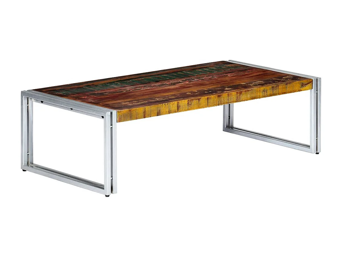 Couchtisch-Beistelltisch-Sofatisch 120x60x35 cm Altholz Massiv SHL57874