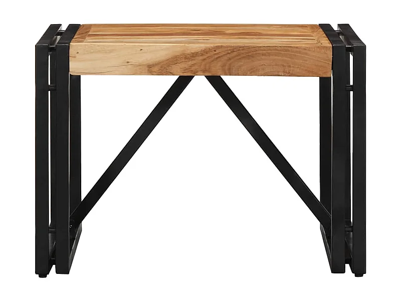 Couchtisch-Wohnzimmertisch-Beistelltische 50x50x35 cm Massivholz Akazie SHL4772