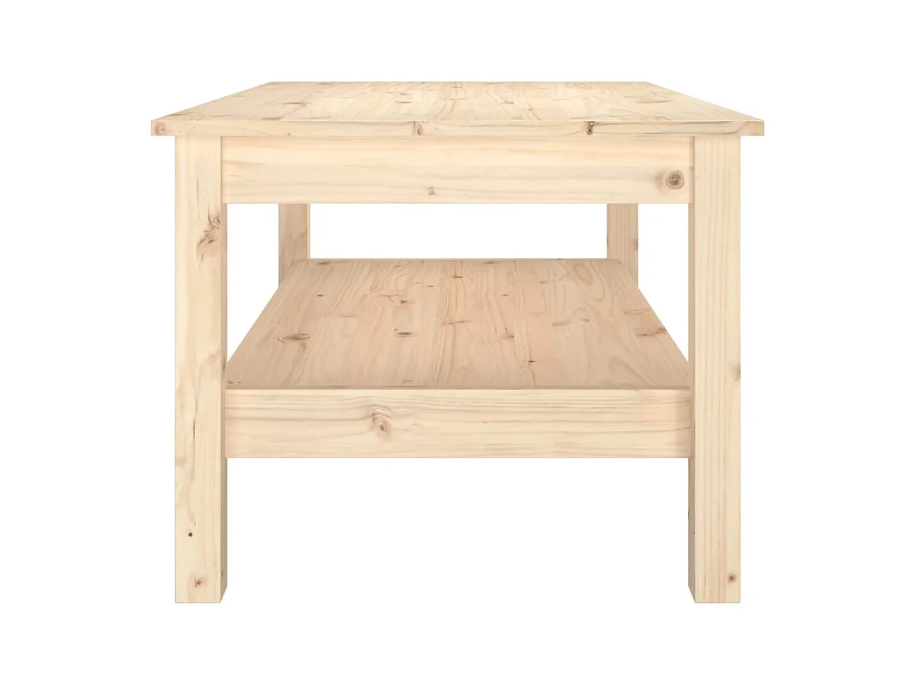 Table basse salon-Table d'appoint 80x50x40 cm Bois massif de pin SHL3155
