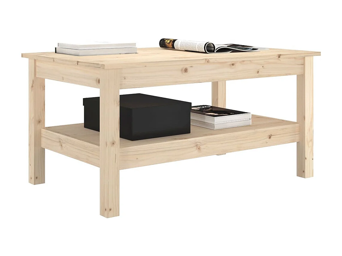Mesa de centro | Mesa de apoio | Mesa de café 80x50x40 cm madeira de pinho maciça