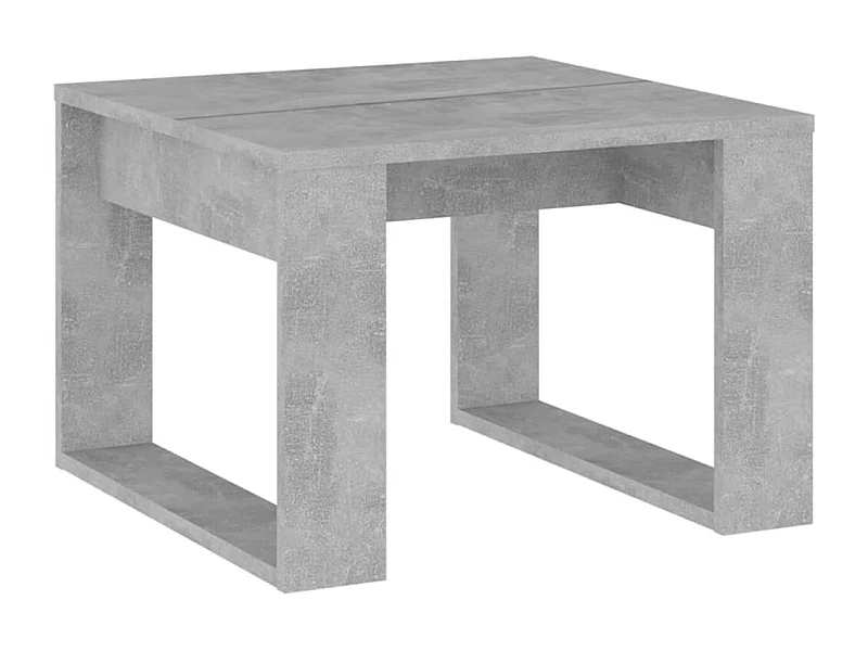 Table basse salon-Table d'appoint Gris béton 50x50x35 cm Bois d’ingénierie SHL5275