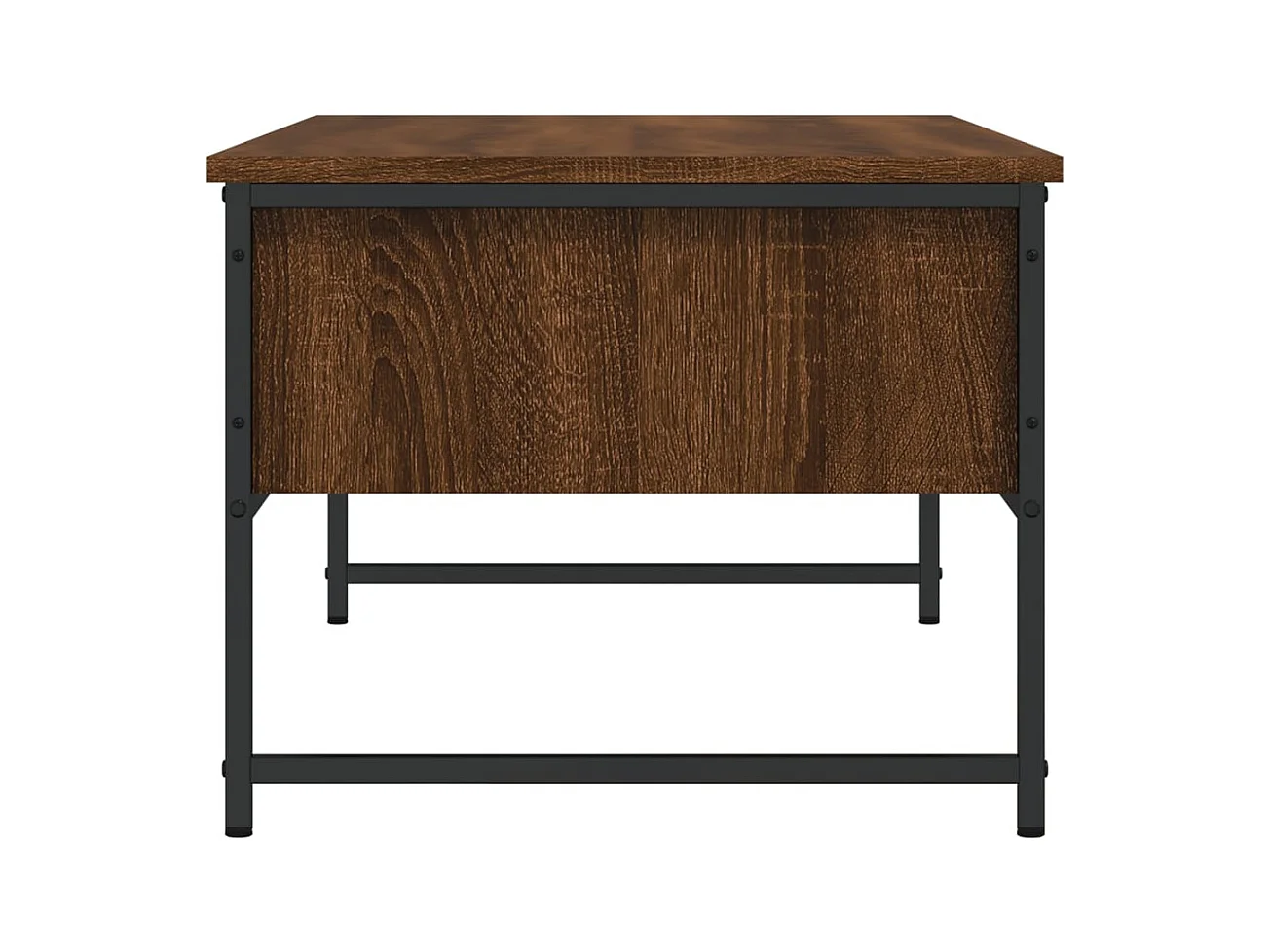 Mesa de centro-Mesa auxiliar de madera maciza de acacia 90x30x40 cm SHL4661