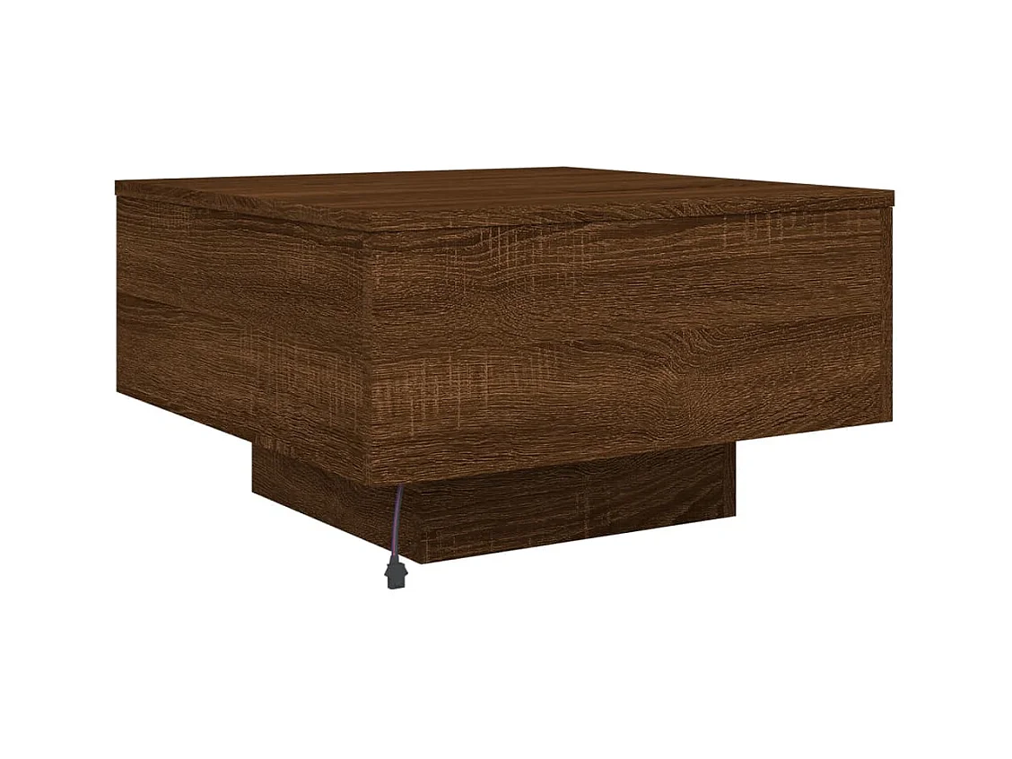 Mesa de centro-Mesa auxiliar de madera de acacia 110x60x45 cm SHL378166