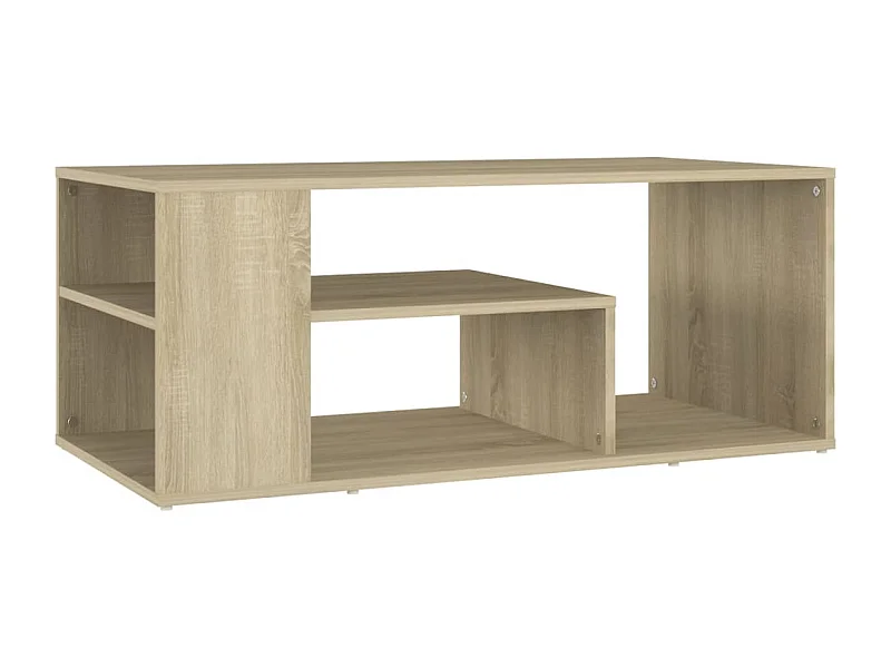 Table basse salon-Table d'appoint chêne sonoma 100x50x40 cm bois d'ingénierie SHL9475