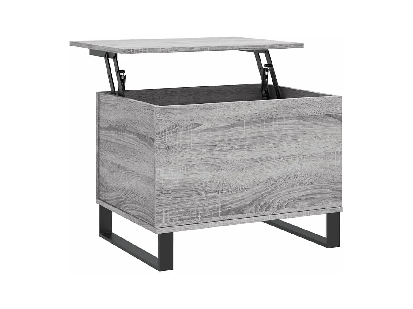 Table basse salon-Table d'appoint Sonoma gris 60x44,5x45 cm Bois d'ingénierie SHL25367