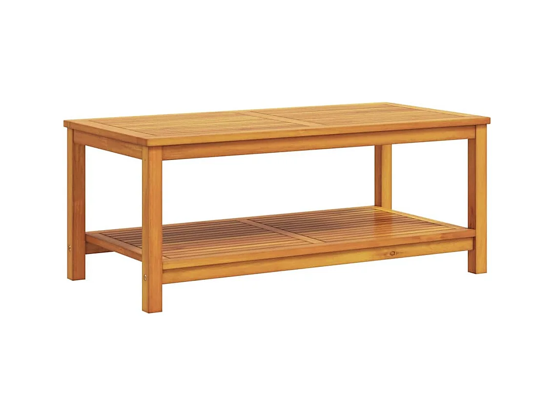 Table basse salon-Table d'appoint 110x55x45 cm en bois d'acacia massif SHL44897