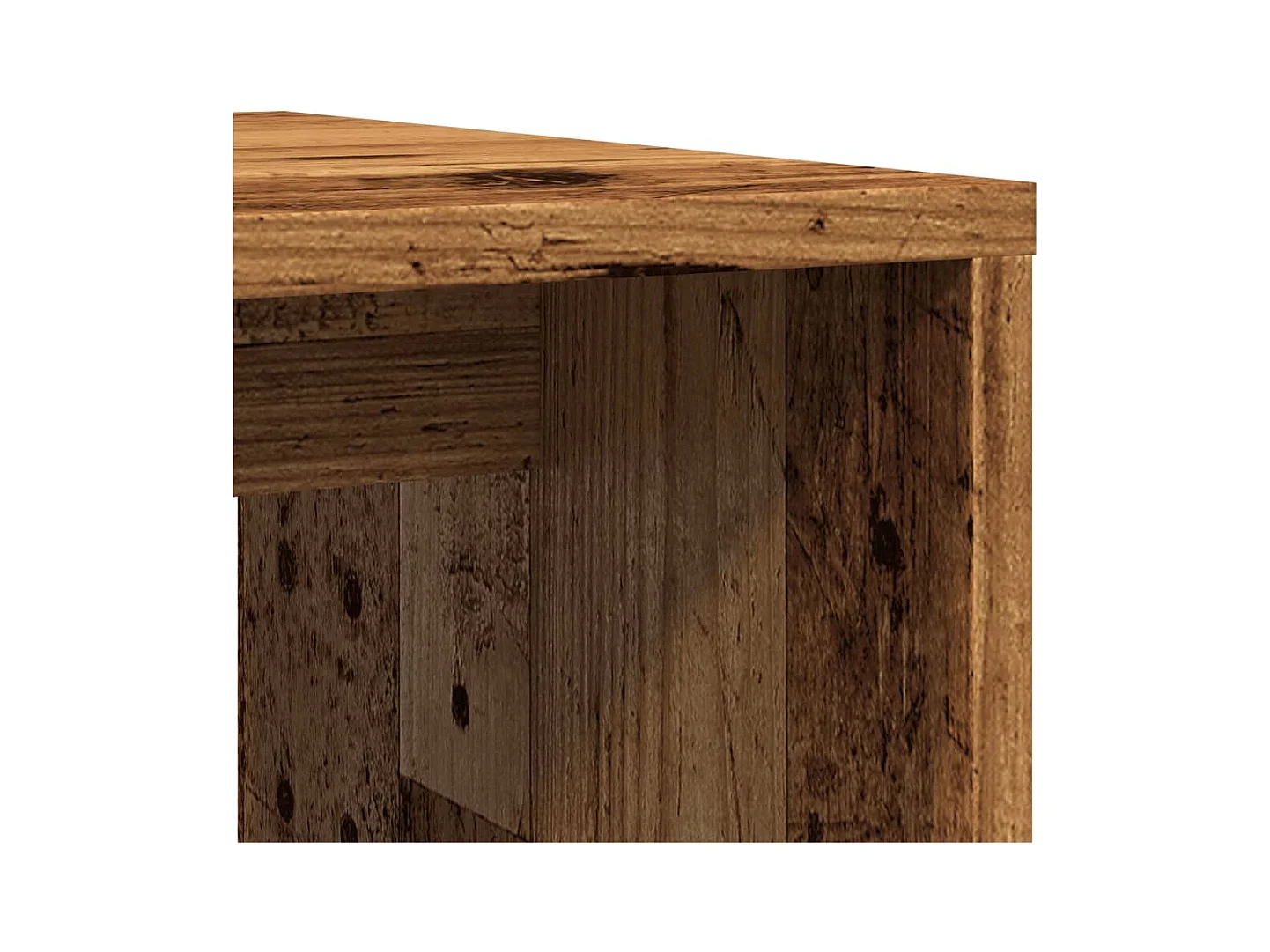 Mesa de centro | Mesa de apoio | Mesa de café 100x48x40 cm derivados de madeira madeira velha