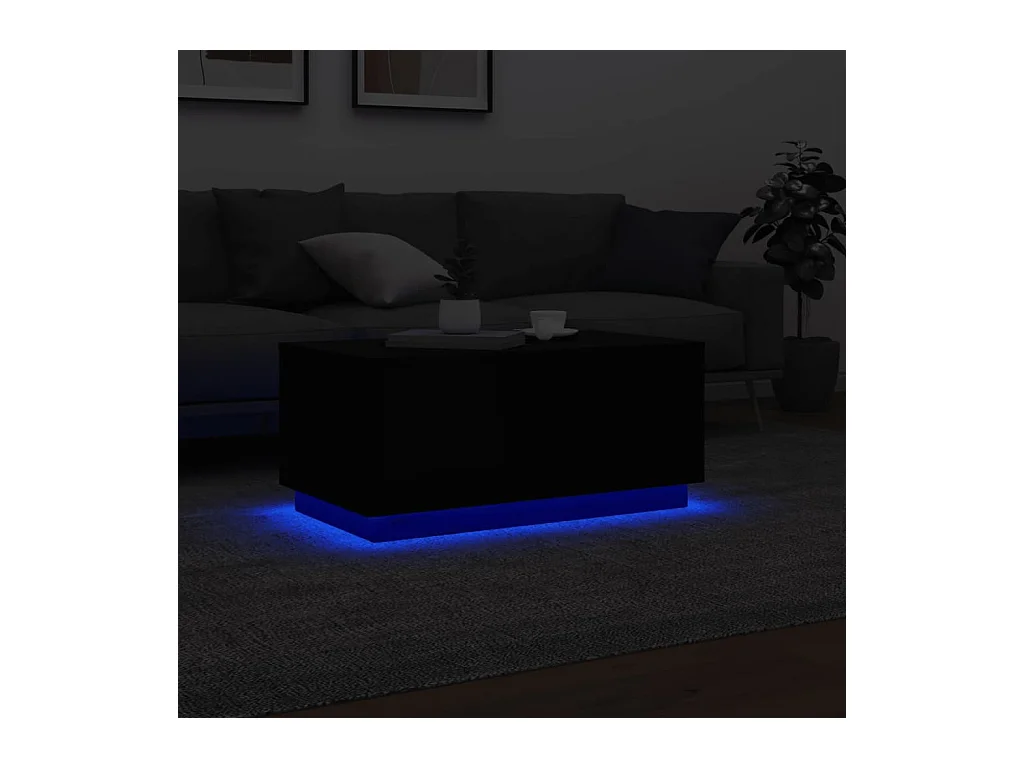 Mesa de centro-Mesa auxiliar de madera maciza de pino gris 110x50x40 cm SHL3383