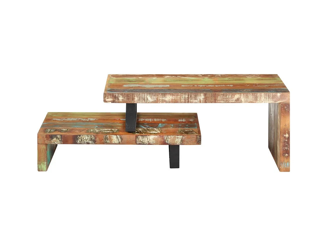 Mesa de centro | Mesa de café | Mesa auxiliar Roble negro 50x50x35 cm Madera contrachapada SHL2909