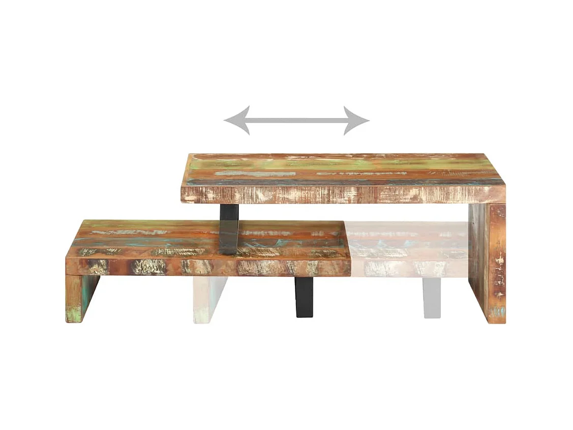 Mesa de centro | Mesa de café | Mesa auxiliar Roble negro 50x50x35 cm Madera contrachapada SHL2909