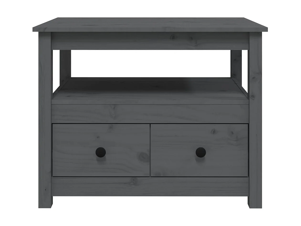 Mesa de centro | Mesa auxiliar madera contrachapada roble marrón 90x49x45 cm SHL157803