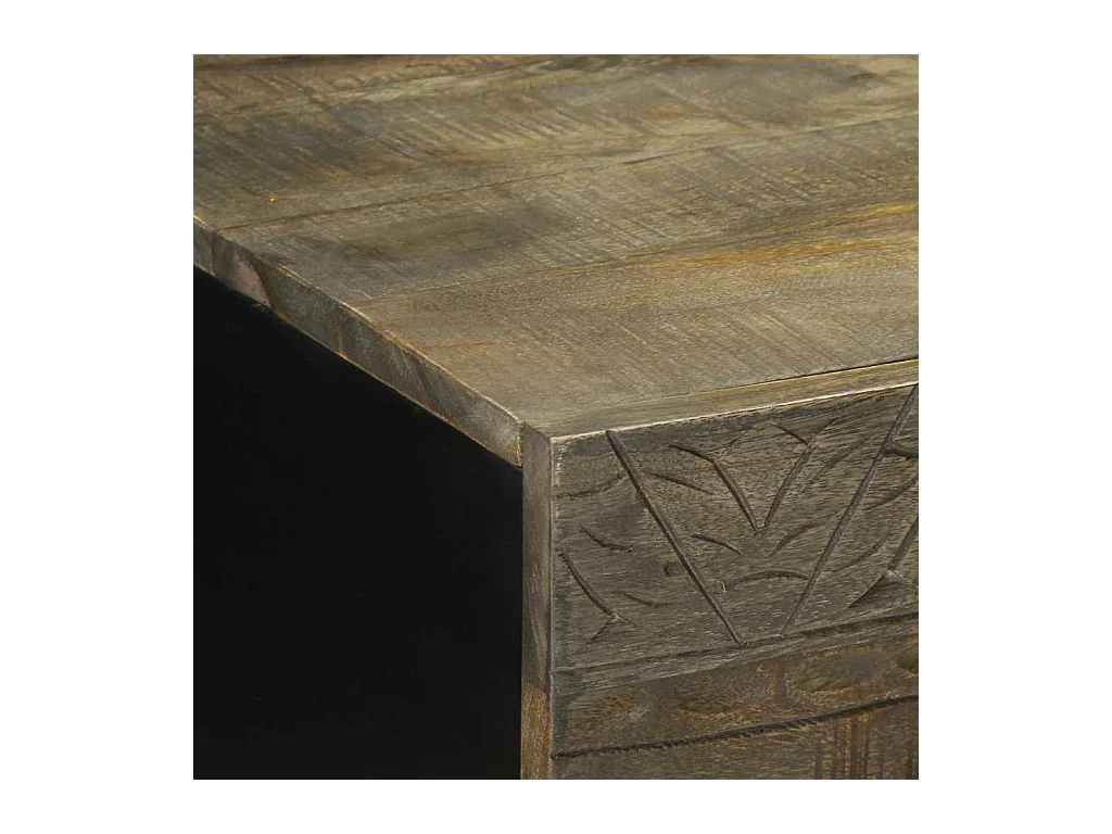 Mesas de centro apilables | Mesitas auxiliares 3 pzas madera ingeniería gris Sonoma SHL1454