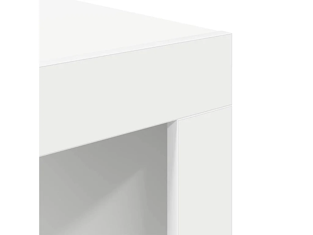 Mesa de centro | Mesa auxiliar de madera maciza de mango gris claro 80x50x40 cm SHL409295