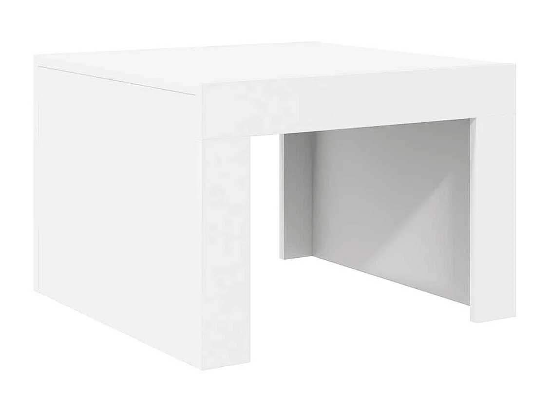 Couchtisch-Sofatisch-Beistelltische Weiß 50x50x35 cm Holzwerkstoff SHL26480