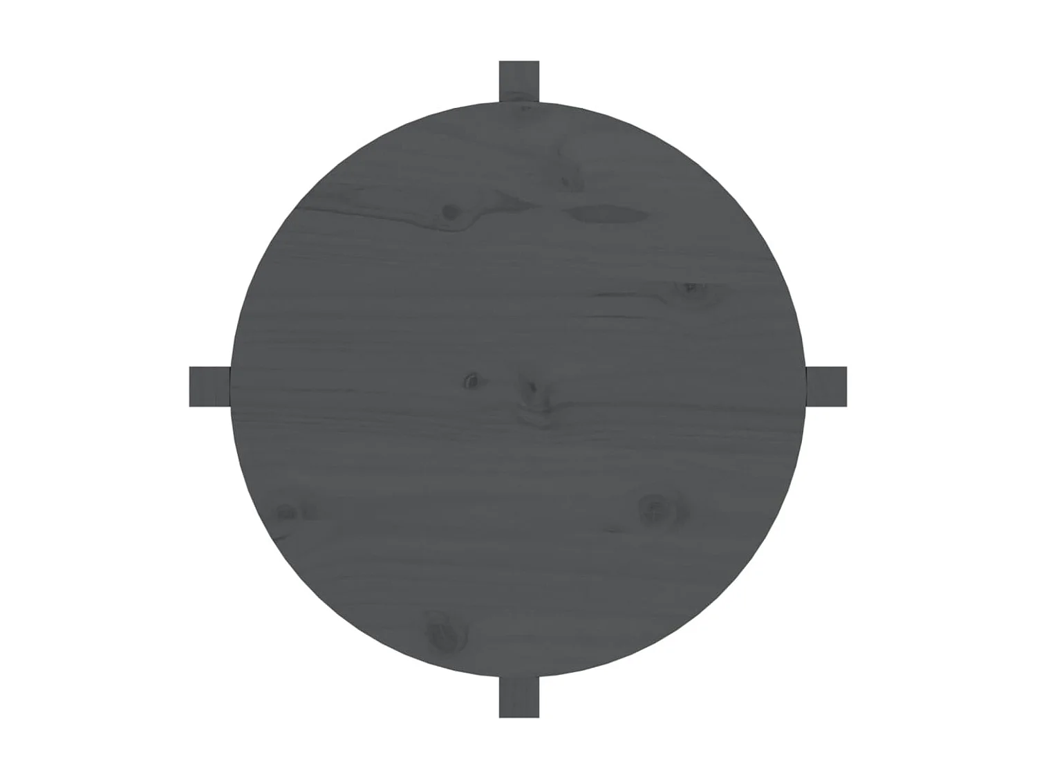 Mesa de centro | Mesa auxiliar madera de ingeniería blanco 70x70x29 cm SHL1200