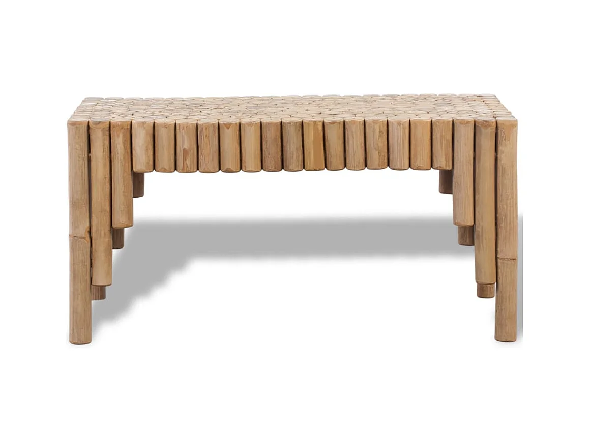 Mesa de centro | Mesa auxiliar salon con ruedas madera de ingeniería negra 55x35x70 cm SHL563886