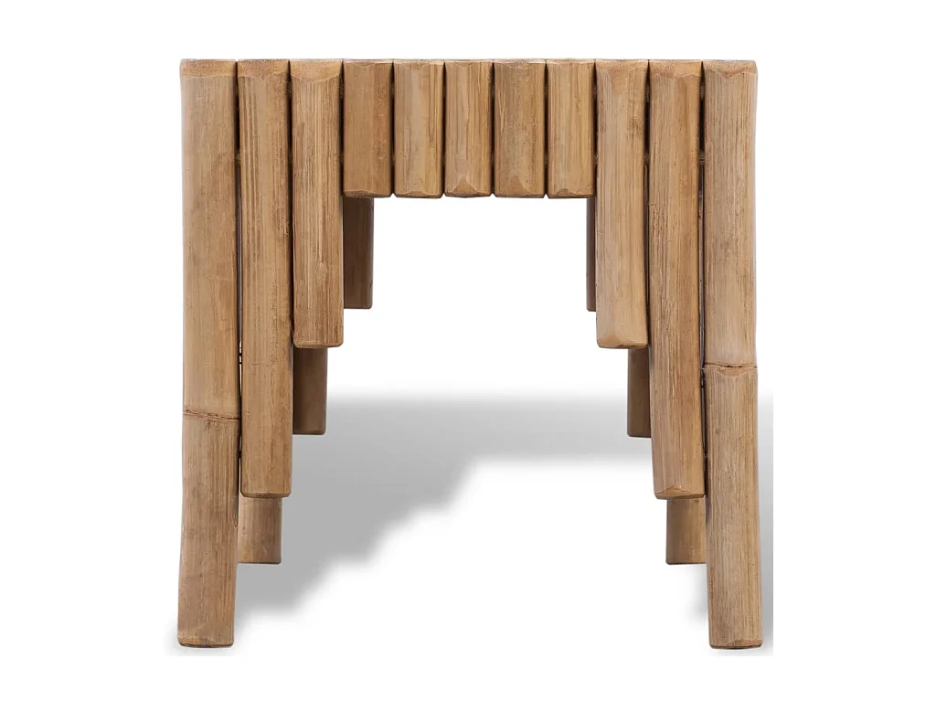 Mesa de centro | Mesa auxiliar salon con ruedas madera de ingeniería negra 55x35x70 cm SHL563886