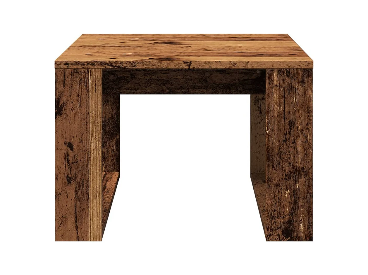 Mesa de centro-Mesa auxiliar piedra real textura de mármol verde 60x60x35 cm SHL3613