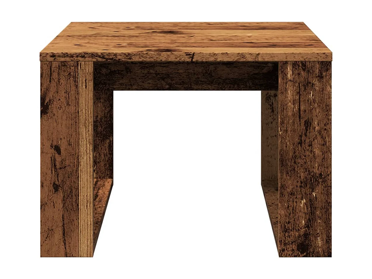 Beistelltisch Altholz-Optik 50x50x35 cm Holzwerkstoff SHL54496