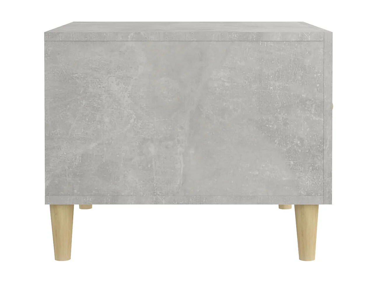 Couchtisch 2er Set-Sofatisch-Beistelltische Betongrau 50x50x40 cm Holzwerkstoff SHL26368