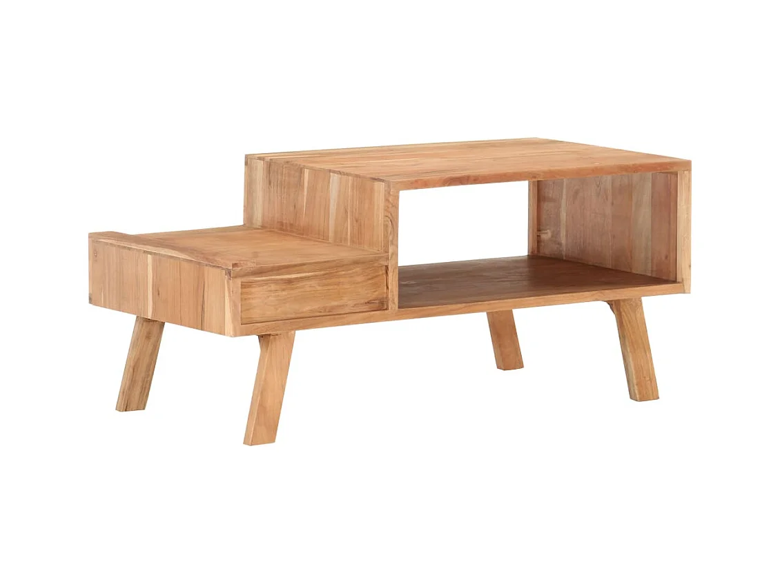 Mesa de centro | Mesa de café | Mesa auxiliar Roble artisan 80x80x45 cm SHL3084