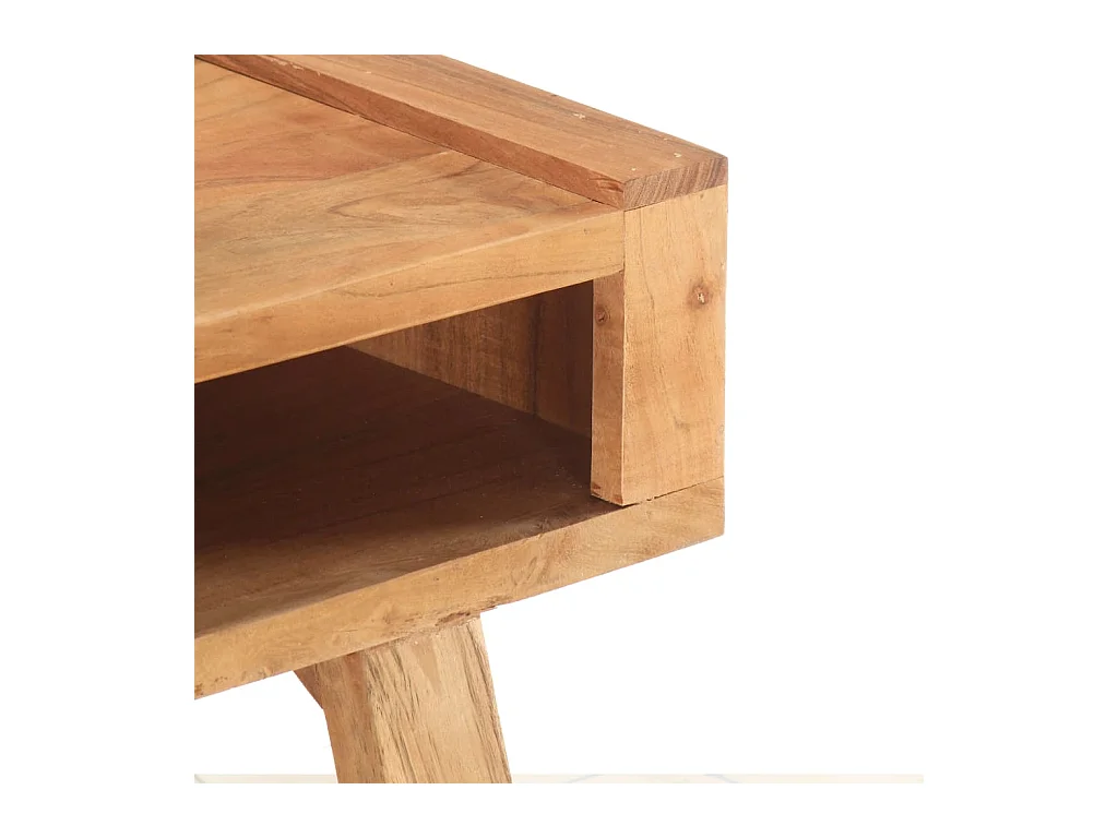 Mesa de centro | Mesa de café | Mesa auxiliar Roble artisan 80x80x45 cm SHL3084