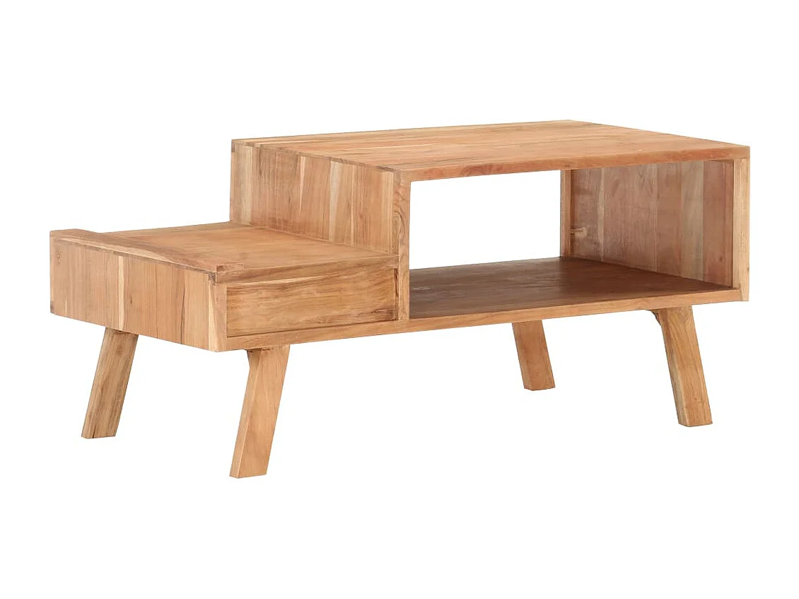 Couchtisch-Beistelltisch-Sofatisch 100x50x45 cm Akazie Massivholz SHL78604