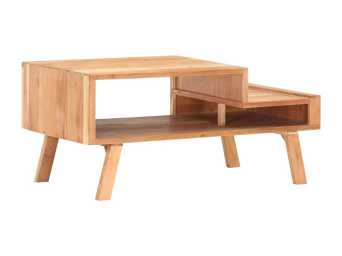 Couchtisch-Beistelltisch-Sofatisch 100x50x45 cm Akazie Massivholz SHL78604