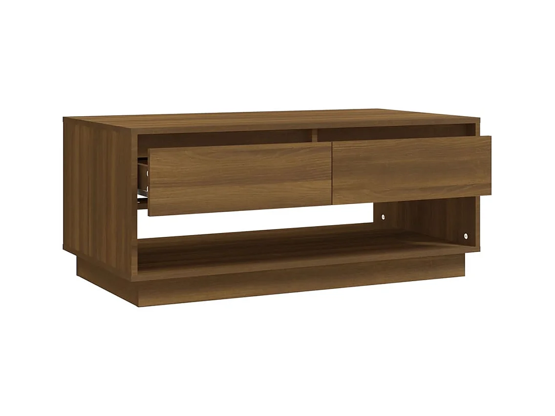 Mesa de centro | Mesa auxiliar madera contrachapada blanco 90x44,5x45 cm SHL392822