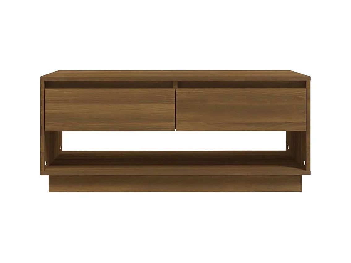 Mesa de centro | Mesa auxiliar madera contrachapada blanco 90x44,5x45 cm SHL392822