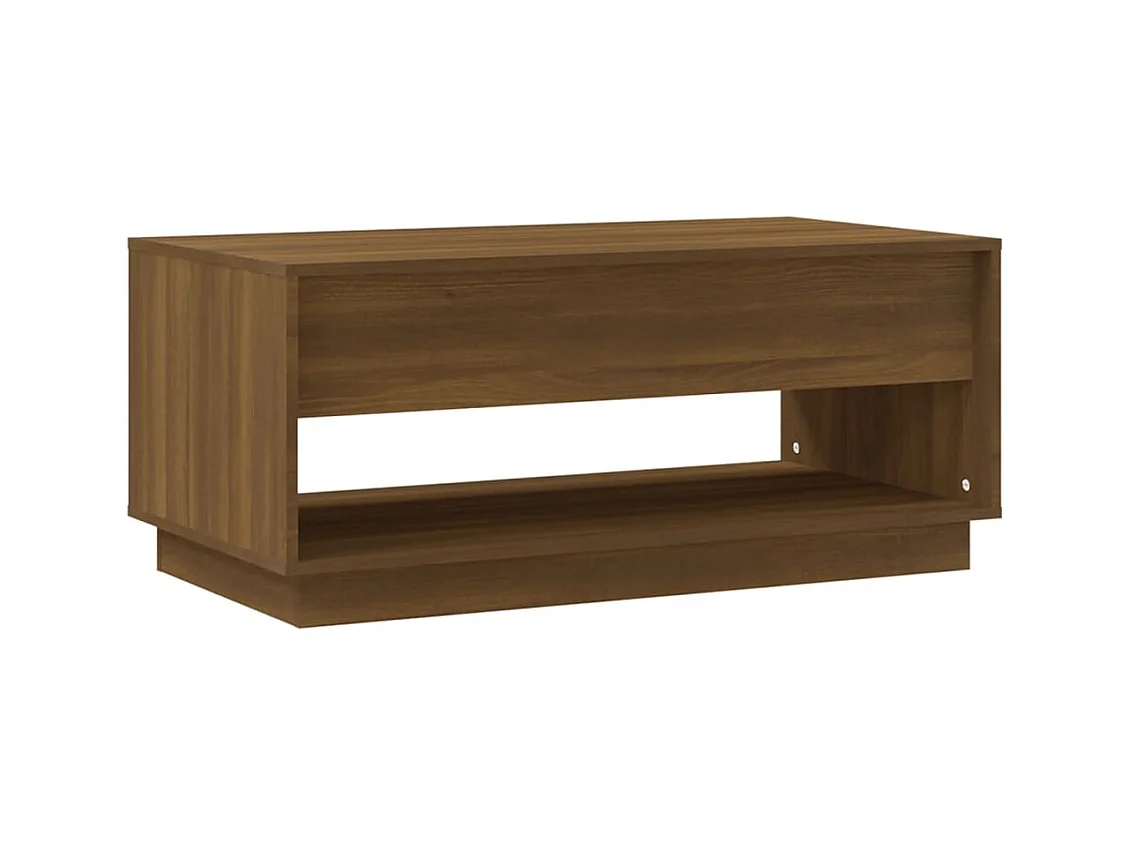 Mesa de centro | Mesa auxiliar madera contrachapada blanco 90x44,5x45 cm SHL392822