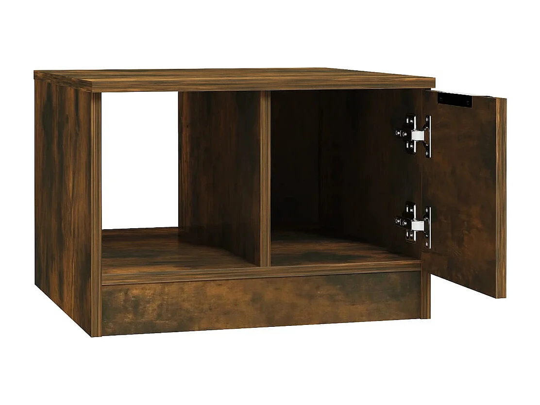 Couchtisch-Sofatisch-Beistelltische Räuchereiche 50x50x36 cm Holzwerkstoff SHL57890