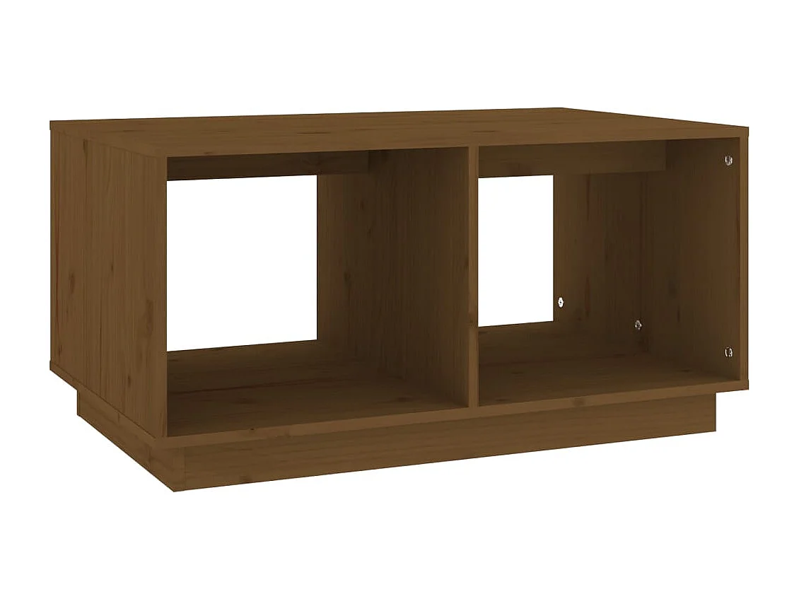 Couchtisch-Sofatisch-Beistelltische Honigbraun 80x50x40 cm Massivholz Kiefer SHL90808