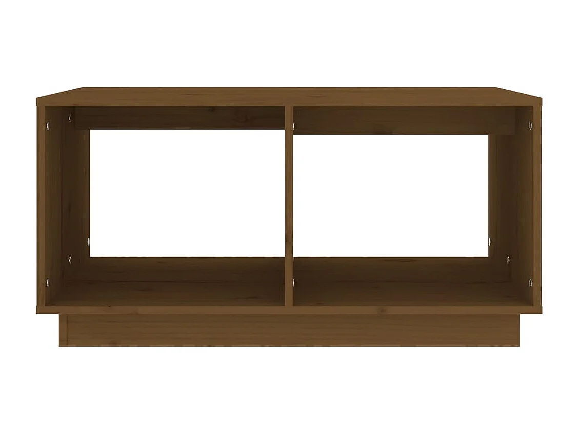 Couchtisch-Sofatisch-Beistelltische Honigbraun 80x50x40 cm Massivholz Kiefer SHL90808