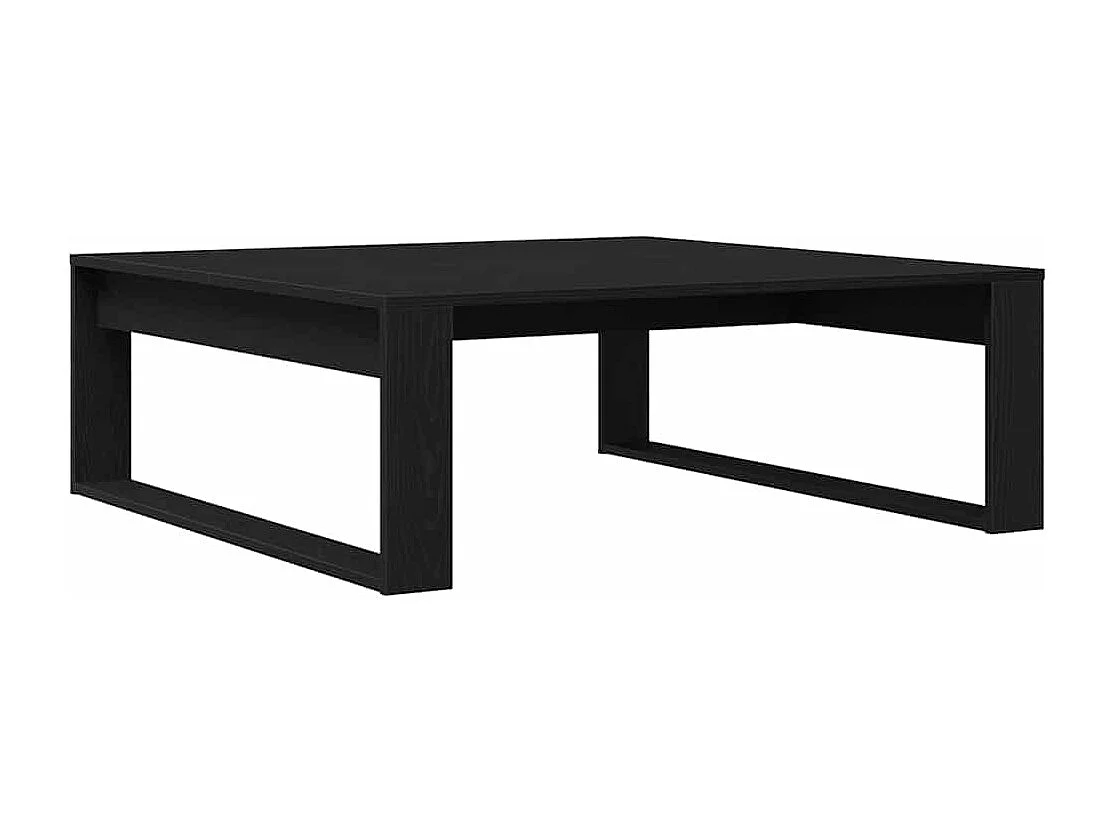 Mesa de centro | Mesa de apoio Carvalho preto 100x100x35 cm