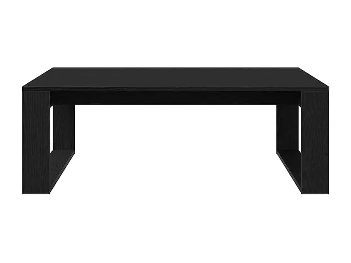 Mesa de centro | Mesa de apoio Carvalho preto 100x100x35 cm